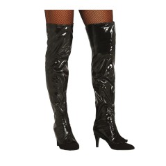 Cubrebotas negras 60 cm-Tus disfraces baratos