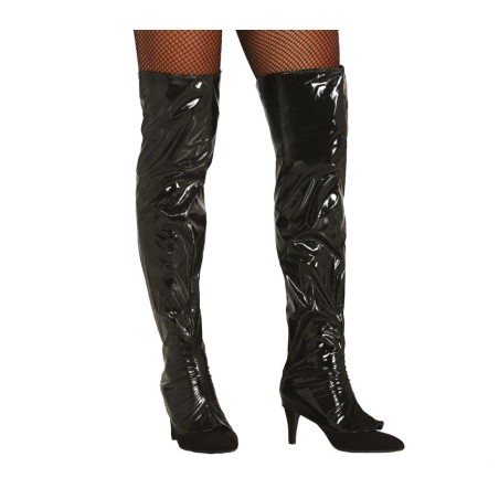Cubrebotas negras 60 cm-Tus disfraces baratos
