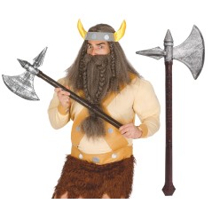 Hacha barbaro 83 cm vikingo-Tus disfraces baratos