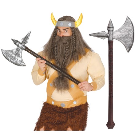 Hacha barbaro 83 cm vikingo-Tus disfraces baratos
