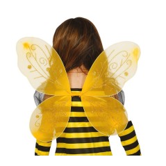 Alas amarillas infantiles de 44x37 cm abeja- Tus disfraces baratos