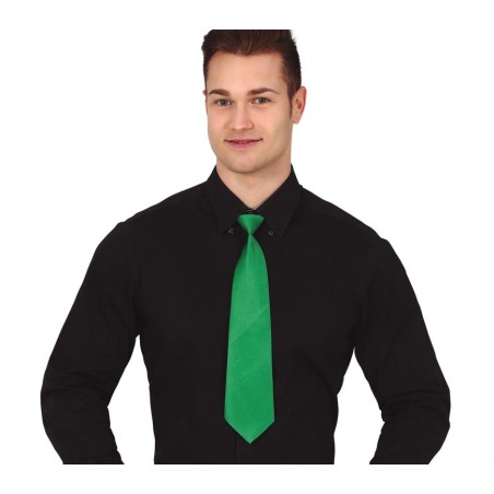 Corbata verde 45 cm