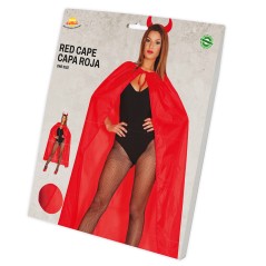 Capa roja diablesa 130 cm-Tus Disfraces