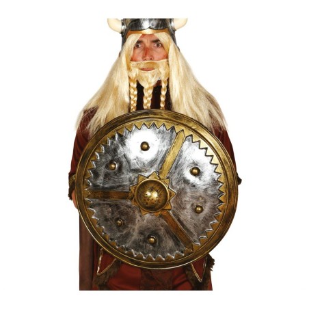 Escudo vikingo barbaro redondo 61 cm