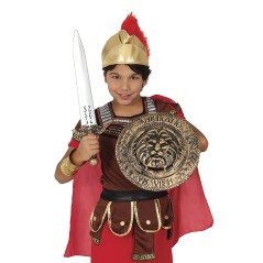 Escudo de 30 cm con espada de 48 cm romano guerrer-Tus disfraces baratos
