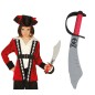 Espada pirata 63.5 cm infantil de goma e.v.a.sable