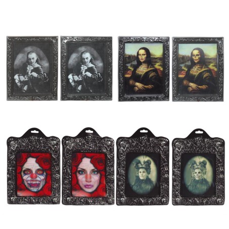 Cuadros del terror 28 x 22 cm holograficos precio unidad