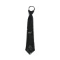 Corbata negra con lentejuelas 35 cm