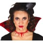 Cicatriz corte cuello con sangre halloween degolla