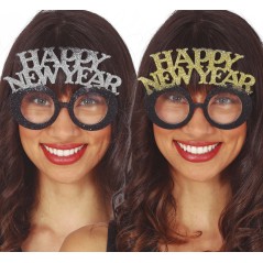 Gafa happy new year surtida oro o plata-Tus disfraces