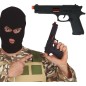 Pistola negra policia ejercito 24 cm
