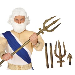 Tridente atlante oro 94 cm-Tus disfraces baratos