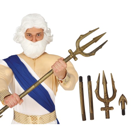 Tridente atlante oro 94 cm-Tus disfraces baratos