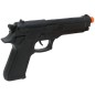 Pistola negra policia ejercito 24 cm