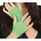 Guantes malla verde rejilla cortos 11 cm