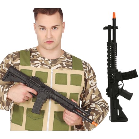 Rifle de asalto de los swat de 59 cm juguete plastico-Tus disfraces baratos