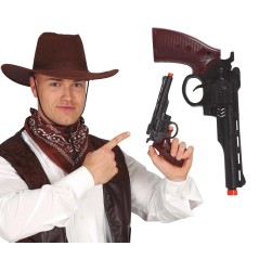 Revolver vaquero 28 cm pistola-Tus disfraces baratos