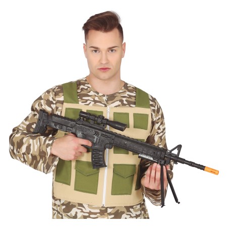 Rifle de asalto de los swat de 59 cm juguete plastico