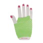 Guantes malla verde rejilla cortos 11 cm