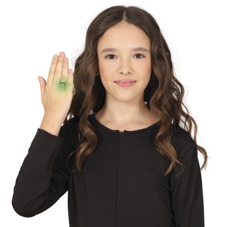 Anillo halloween con luz 1 ud