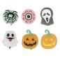 Anillo halloween con luz 1 ud