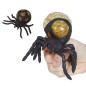 Araña halloween elastica con huevos 14x10 cm