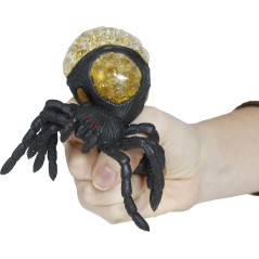 Araña halloween elastica con huevos 14x10 cm