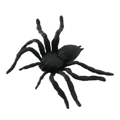 Arañas decoracion halloween 8 unidades 6 cm-Disfraces baratos