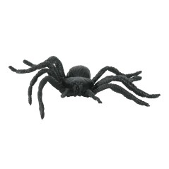 Arañas decoracion halloween 8 unidades 6 cm-Disfraces baratos