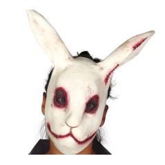 Mascara conejo siniestro terror halloween -Tus disfraces