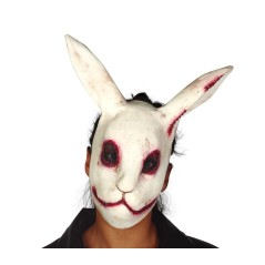 Mascara conejo siniestro terror halloween
