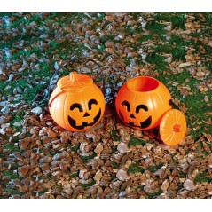 Calabaza recogecaramelos 17 cm con tapa 19556