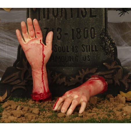 Mano descuartizada 32 cm decoracion halloweeen