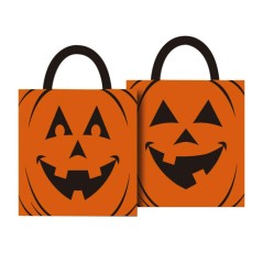 Bolsa calabaza 38 x 35 cm halloween-Tus Disfraces