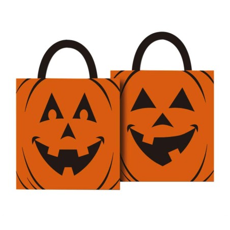 Bolsa calabaza 38 x 35 cm halloween-Tus Disfraces