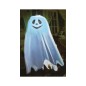 Fantasma con luz 60 cms colgante halloween