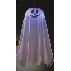 Fantasma con luz 60 cms colgante halloween-Tus disfraces Halloween