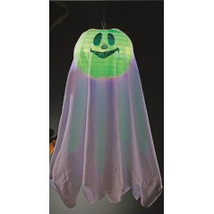 Fantasma con luz 60 cms colgante halloween-Tus disfraces Halloween