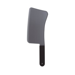 Cuchillo cortador carnicero 40 cm corta miembros-Tus Disfraces