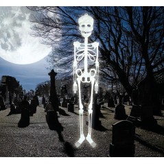 Esqueleto fluorescente 75 cm plastico
