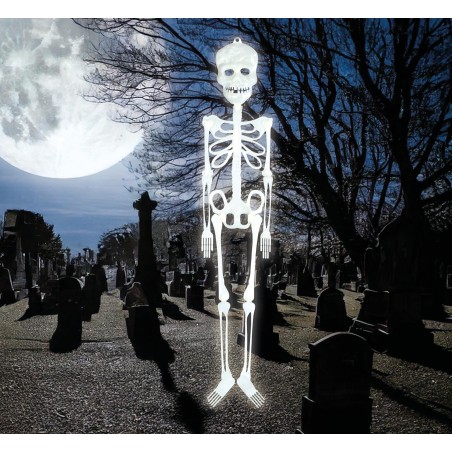 Esqueleto fluorescente 75 cm plastico