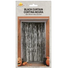 Cortina negra 100 x 200 cms.-Tus Disfraces baratos
