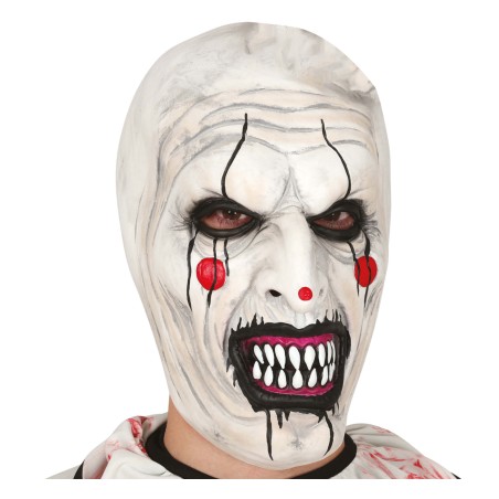 Mascara payaso terrorifico Terrifier latex -Tus disfraces