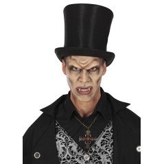 Colmillos vampiro plata con termoplastica