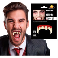 Dientes vampiro colmillos con pega termoplastica-Tus Disfraces