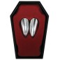 Colmillos vampiro plata con termoplastica