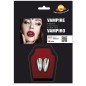 Colmillos vampiro plata con termoplastica