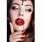 Colmillos vampiro plata con termoplastica