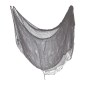 Tela negra rasgada decoracion halloween 76x228 cm
