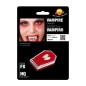 Colmillos vampiro con pegamento dracula 2186